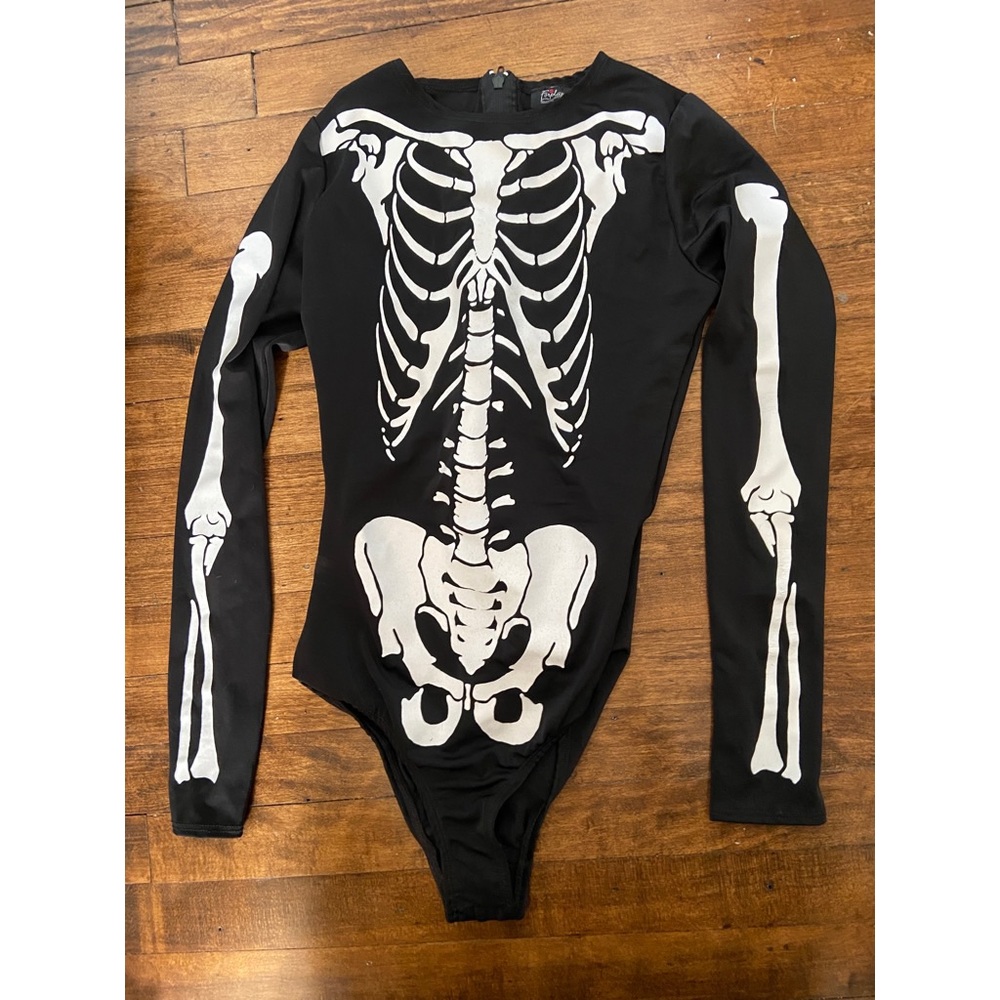 Forplay bad to the bone halloween skeleton costume